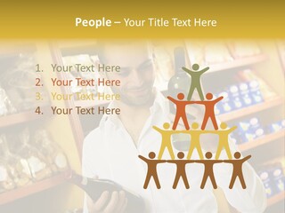 Person Hand Purchase PowerPoint Template