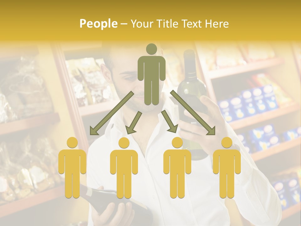 Person Hand Purchase PowerPoint Template