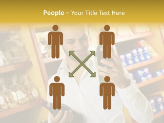 Person Hand Purchase PowerPoint Template