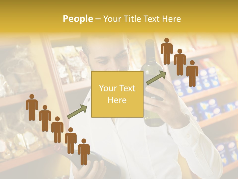 Person Hand Purchase PowerPoint Template