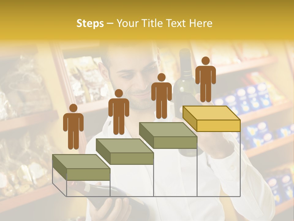 Person Hand Purchase PowerPoint Template