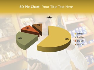 Person Hand Purchase PowerPoint Template