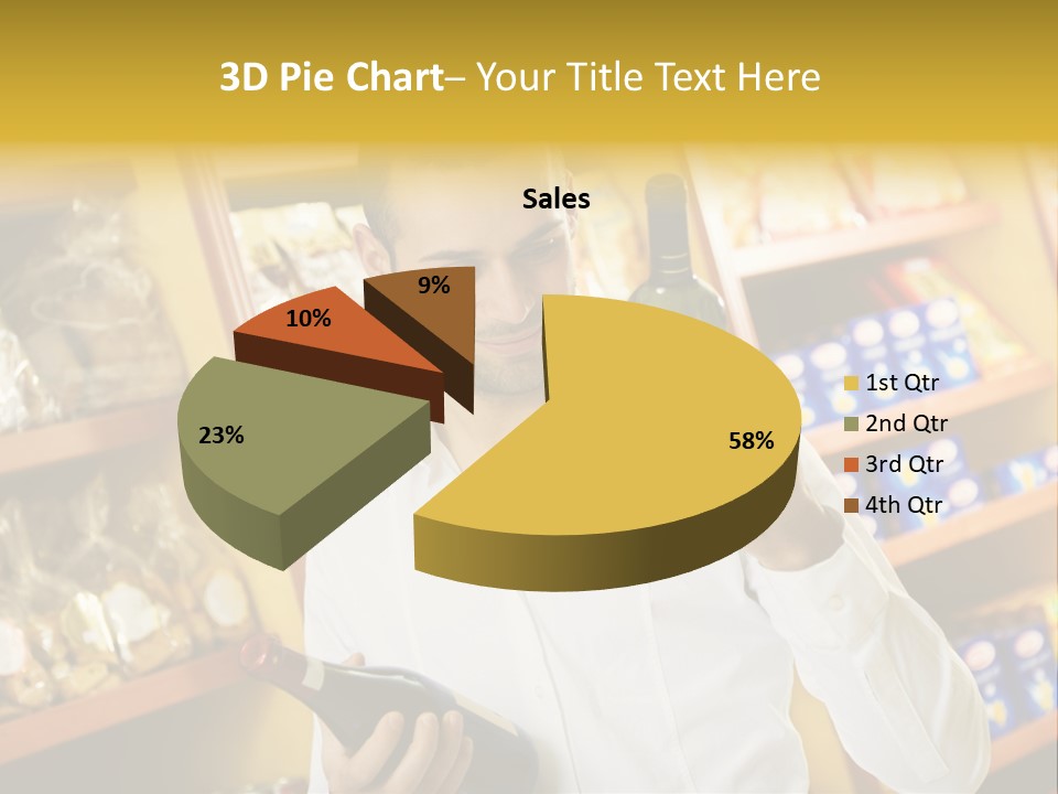 Person Hand Purchase PowerPoint Template