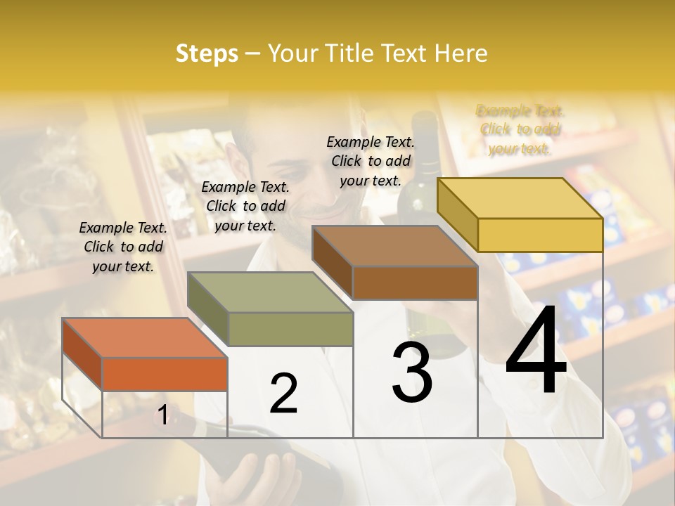 Person Hand Purchase PowerPoint Template