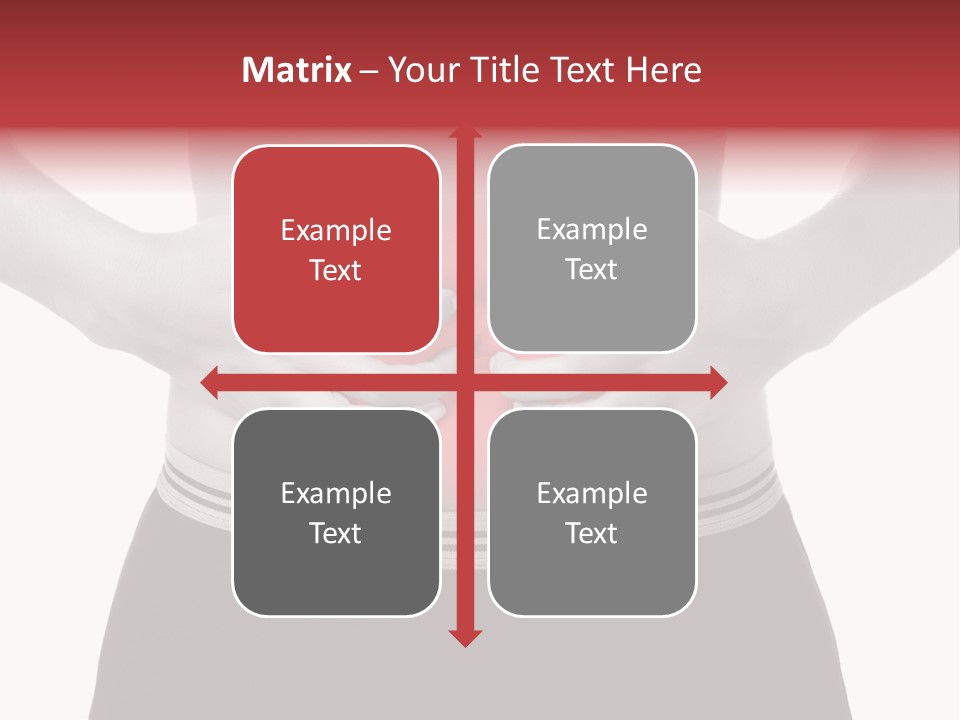 Pharmacy Woman Stomachache PowerPoint Template