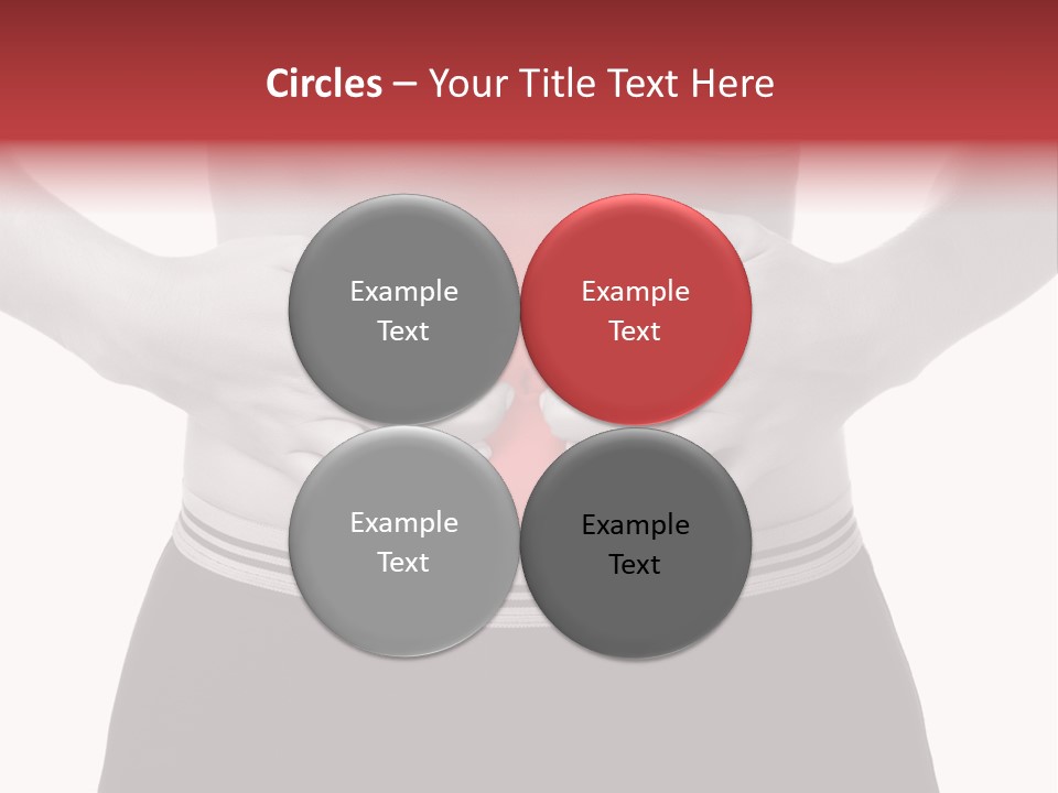 Pharmacy Woman Stomachache PowerPoint Template