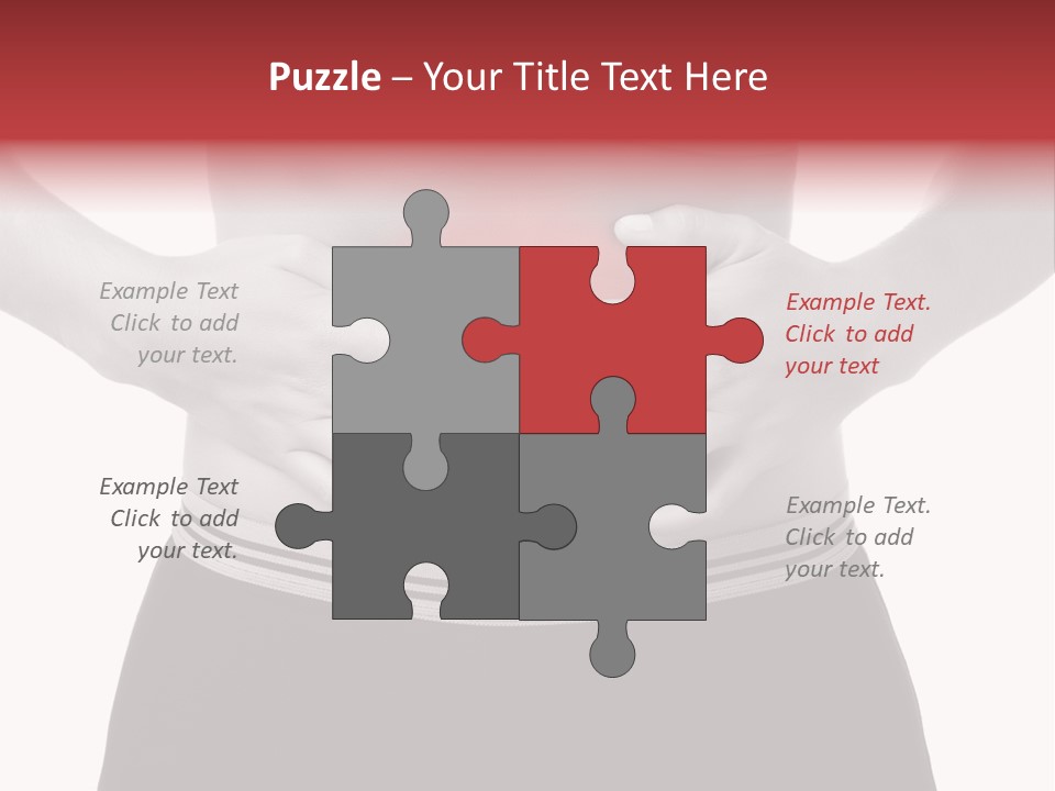 Pharmacy Woman Stomachache PowerPoint Template