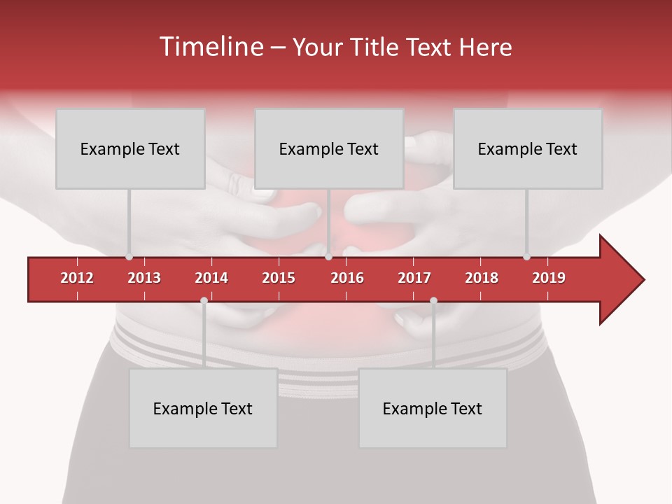 Pharmacy Woman Stomachache PowerPoint Template