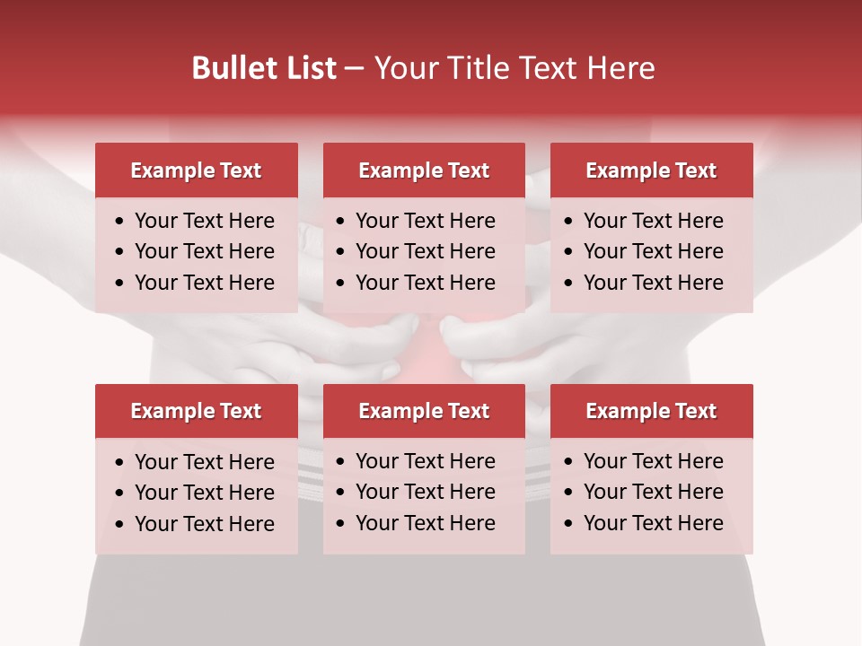 Pharmacy Woman Stomachache PowerPoint Template
