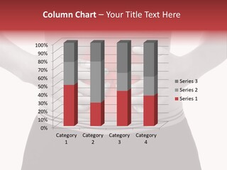 Pharmacy Woman Stomachache PowerPoint Template