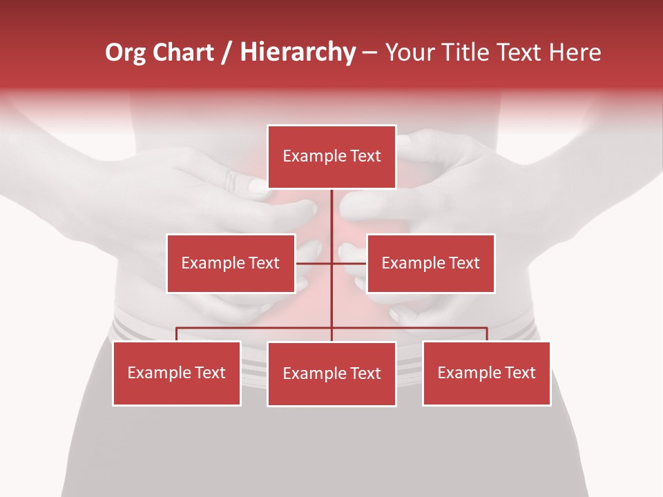Pharmacy Woman Stomachache PowerPoint Template