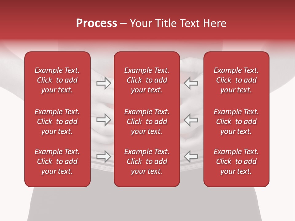 Pharmacy Woman Stomachache PowerPoint Template