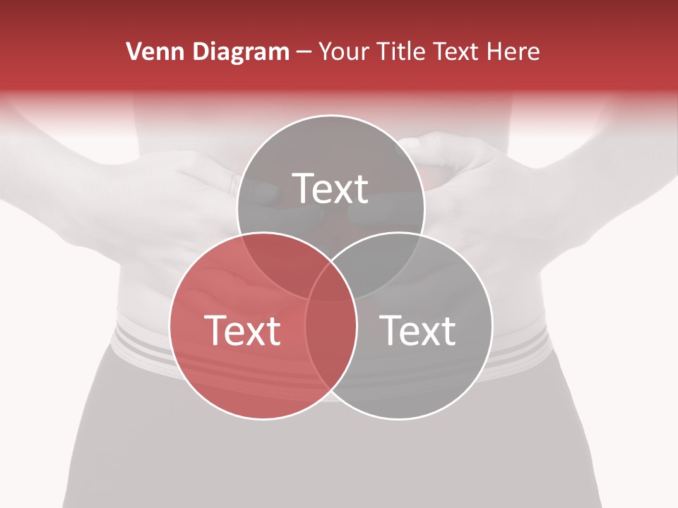 Pharmacy Woman Stomachache PowerPoint Template