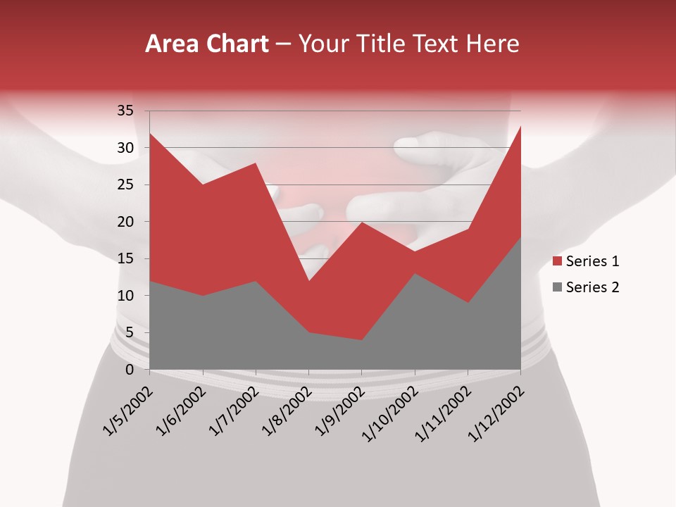 Pharmacy Woman Stomachache PowerPoint Template