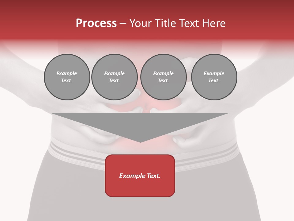 Pharmacy Woman Stomachache PowerPoint Template