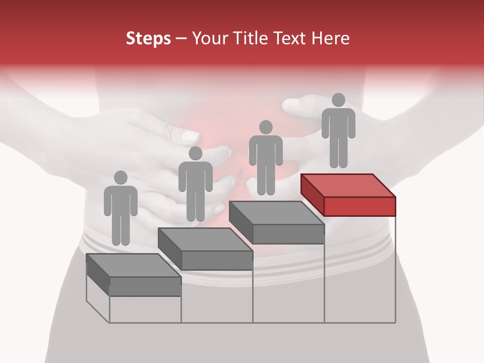 Pharmacy Woman Stomachache PowerPoint Template