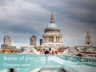 Old Dome England PowerPoint Template