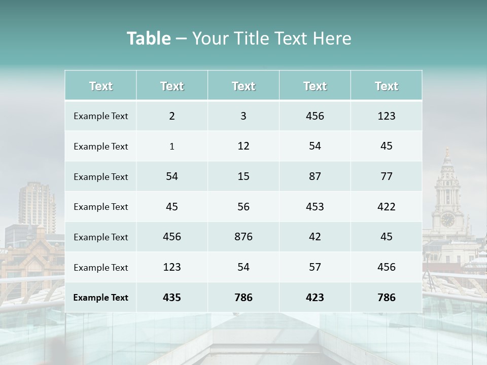 Old Dome England PowerPoint Template