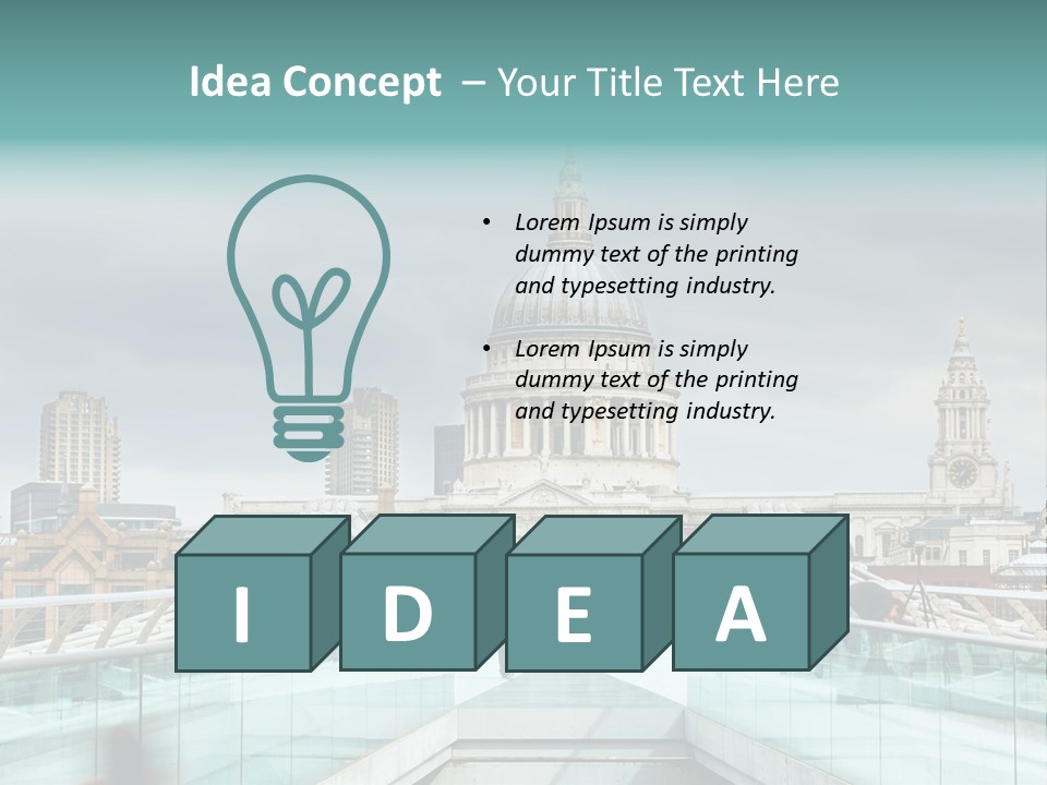 Old Dome England PowerPoint Template