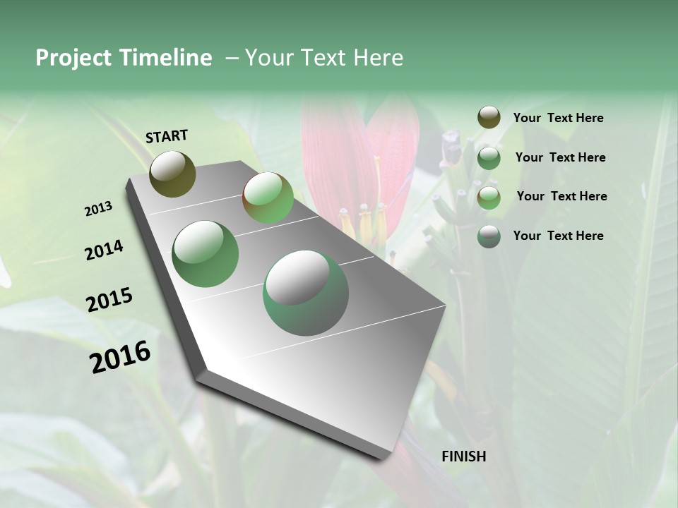 Season Garden Blooming PowerPoint Template