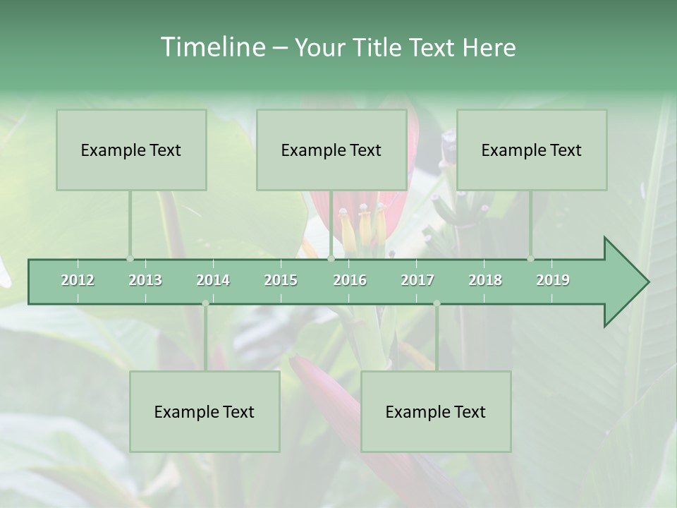 Season Garden Blooming PowerPoint Template