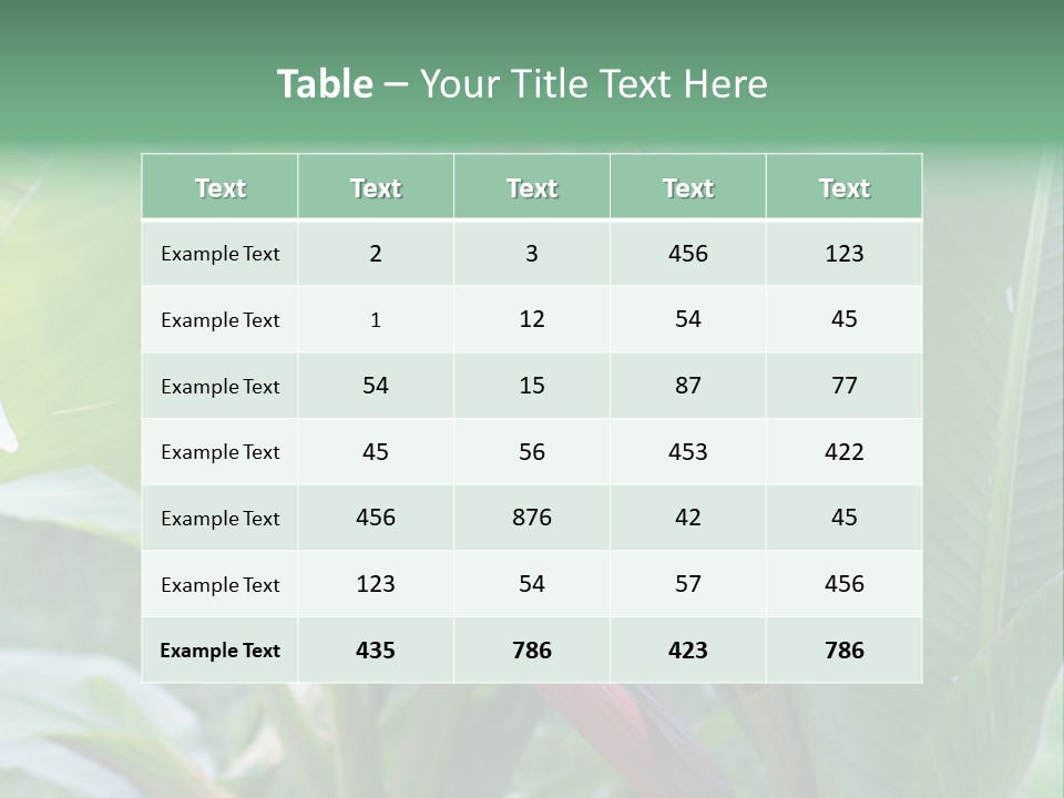 Season Garden Blooming PowerPoint Template