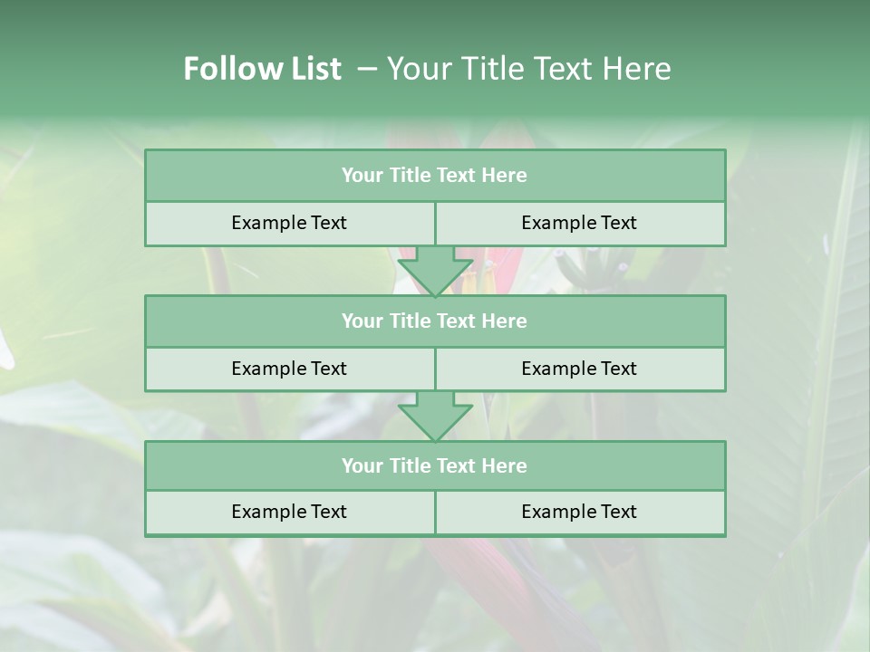 Season Garden Blooming PowerPoint Template