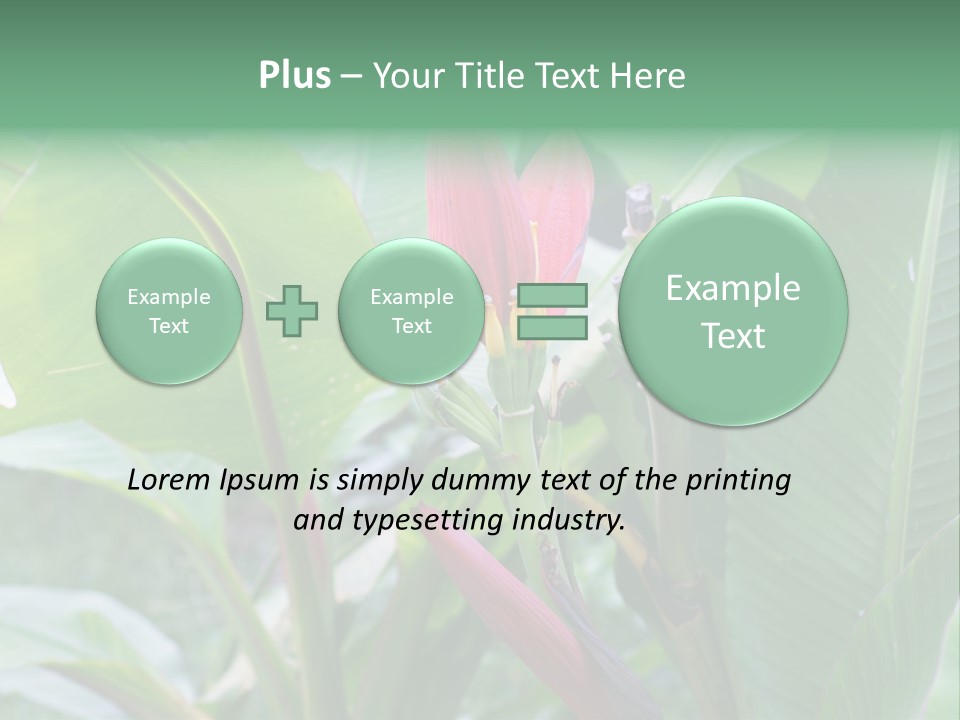 Season Garden Blooming PowerPoint Template