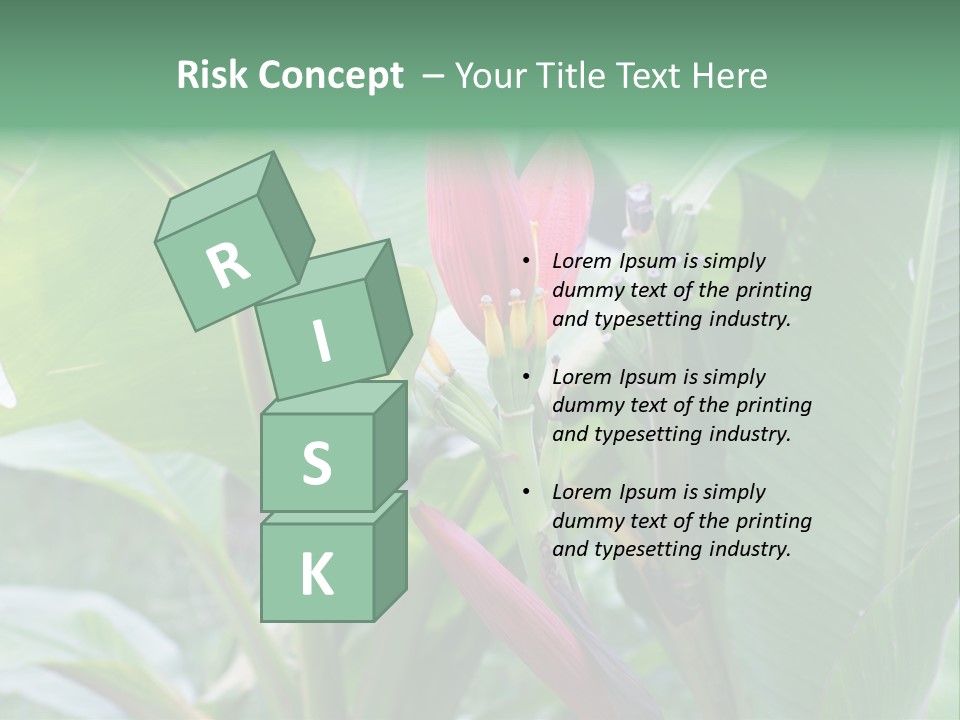 Season Garden Blooming PowerPoint Template