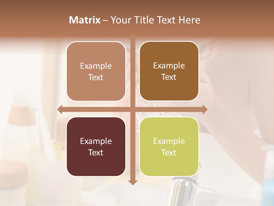 Portrait Sink Wellness PowerPoint Template