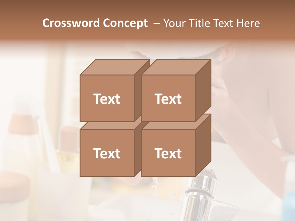 Portrait Sink Wellness PowerPoint Template