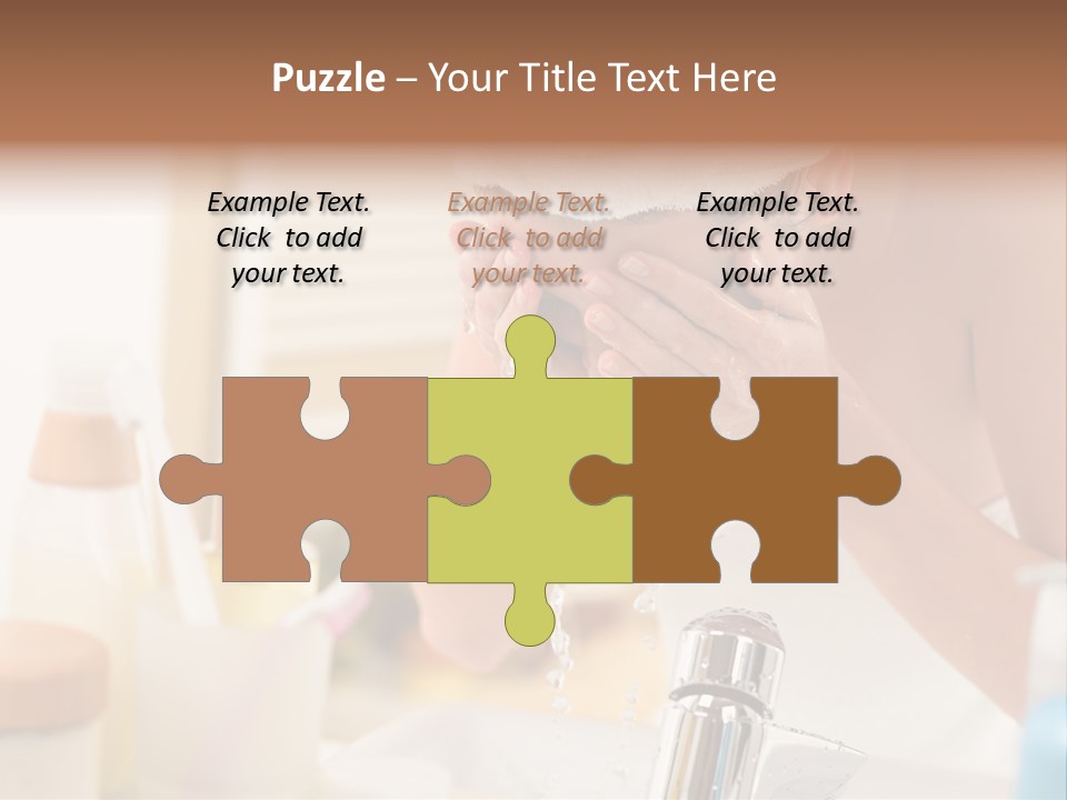 Portrait Sink Wellness PowerPoint Template