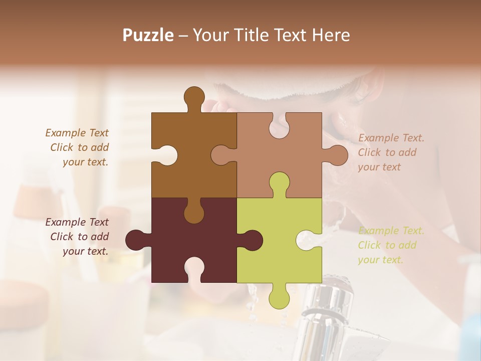 Portrait Sink Wellness PowerPoint Template