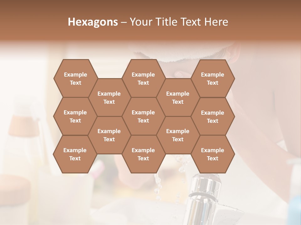 Portrait Sink Wellness PowerPoint Template