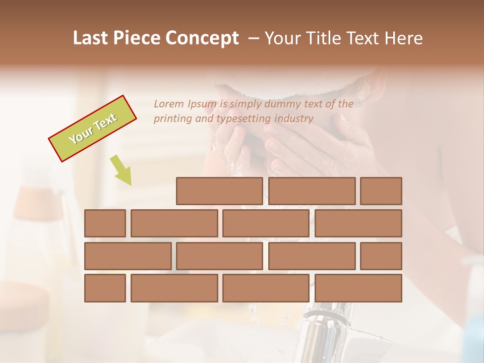 Portrait Sink Wellness PowerPoint Template