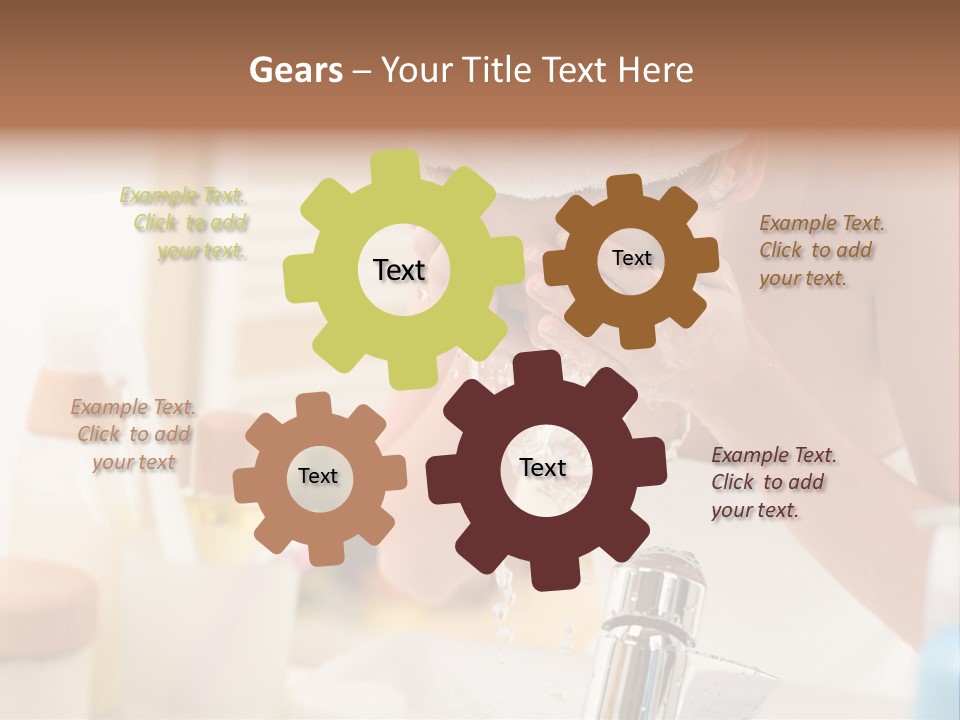 Portrait Sink Wellness PowerPoint Template