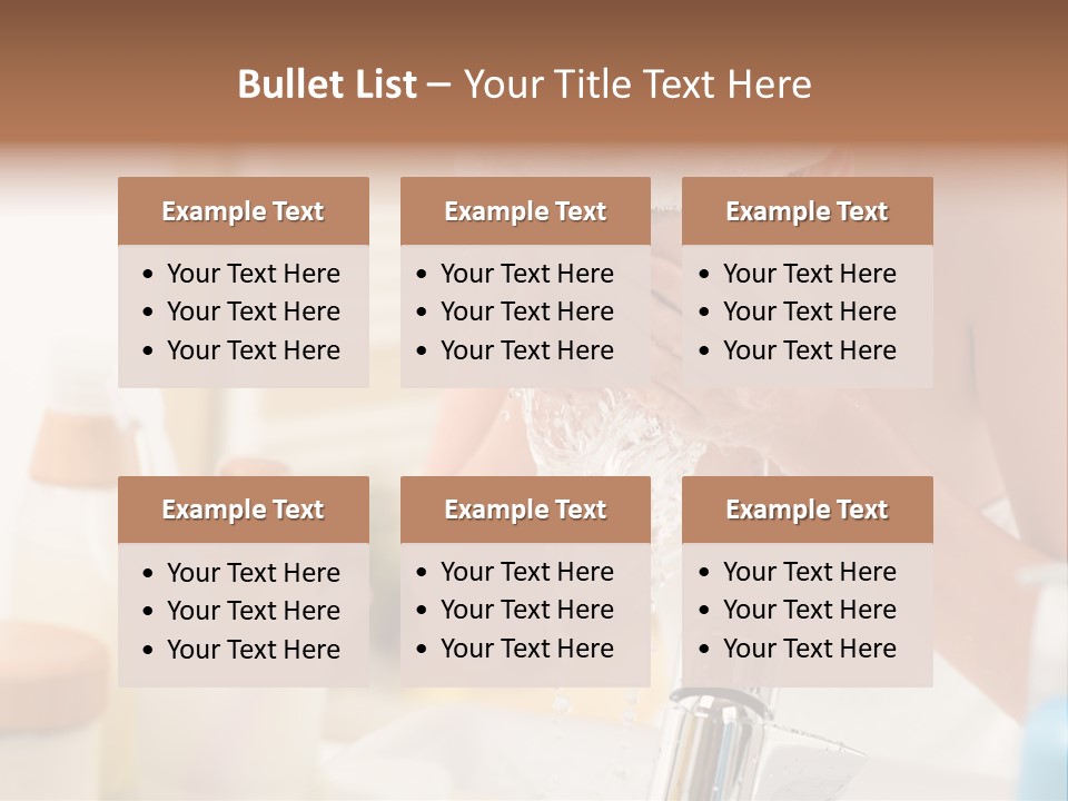 Portrait Sink Wellness PowerPoint Template