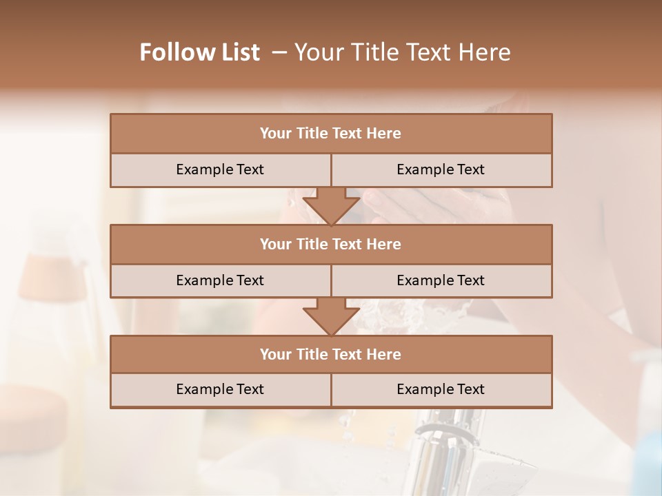 Portrait Sink Wellness PowerPoint Template