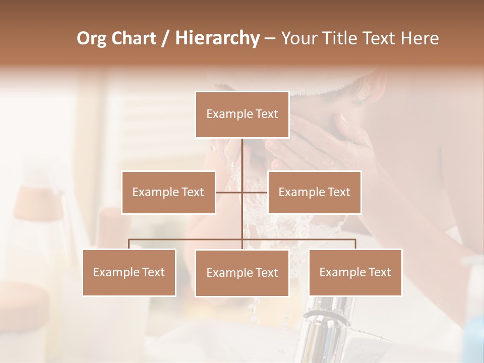 Portrait Sink Wellness PowerPoint Template