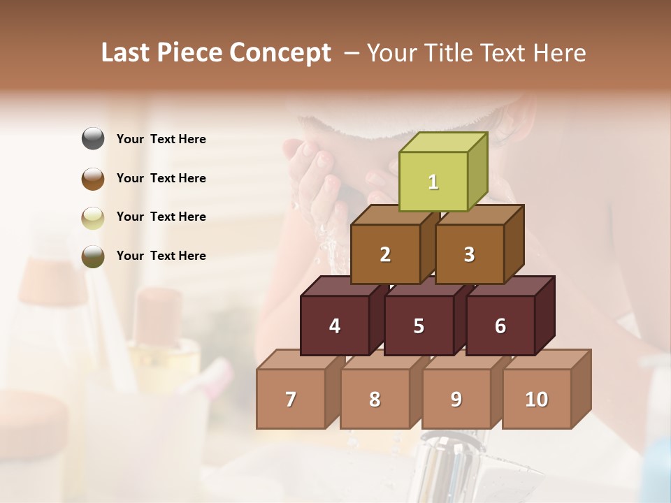 Portrait Sink Wellness PowerPoint Template