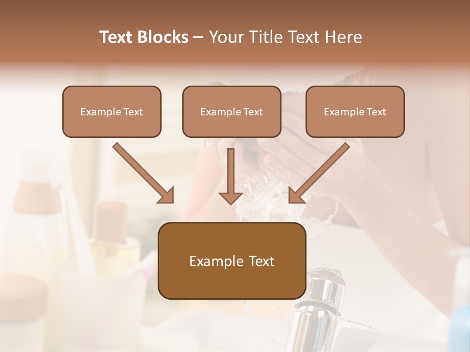 Portrait Sink Wellness PowerPoint Template