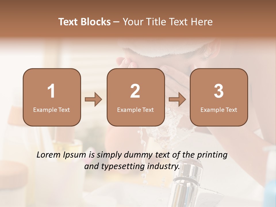 Portrait Sink Wellness PowerPoint Template