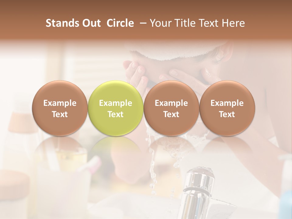 Portrait Sink Wellness PowerPoint Template