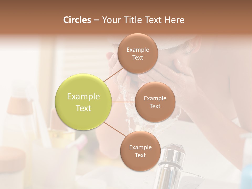 Portrait Sink Wellness PowerPoint Template