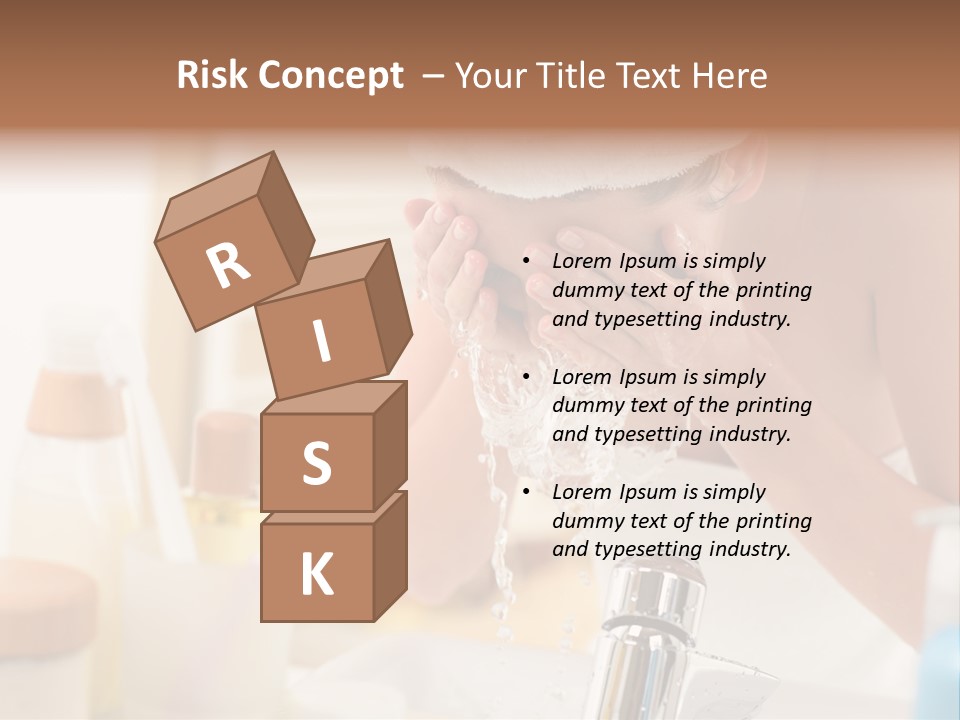 Portrait Sink Wellness PowerPoint Template