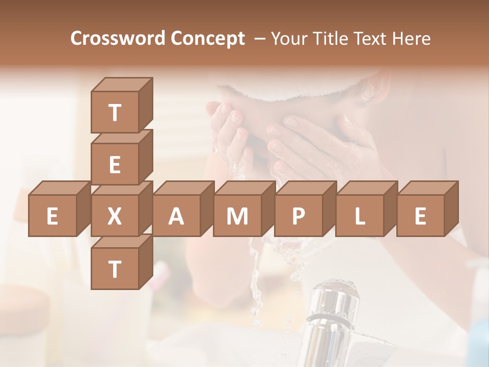 Portrait Sink Wellness PowerPoint Template