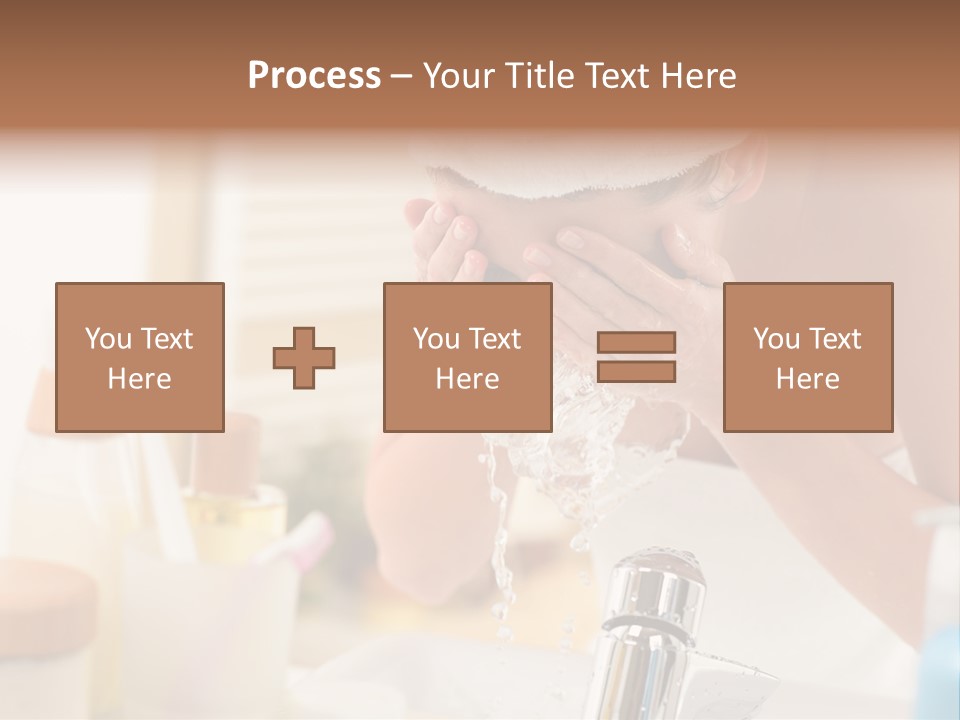 Portrait Sink Wellness PowerPoint Template
