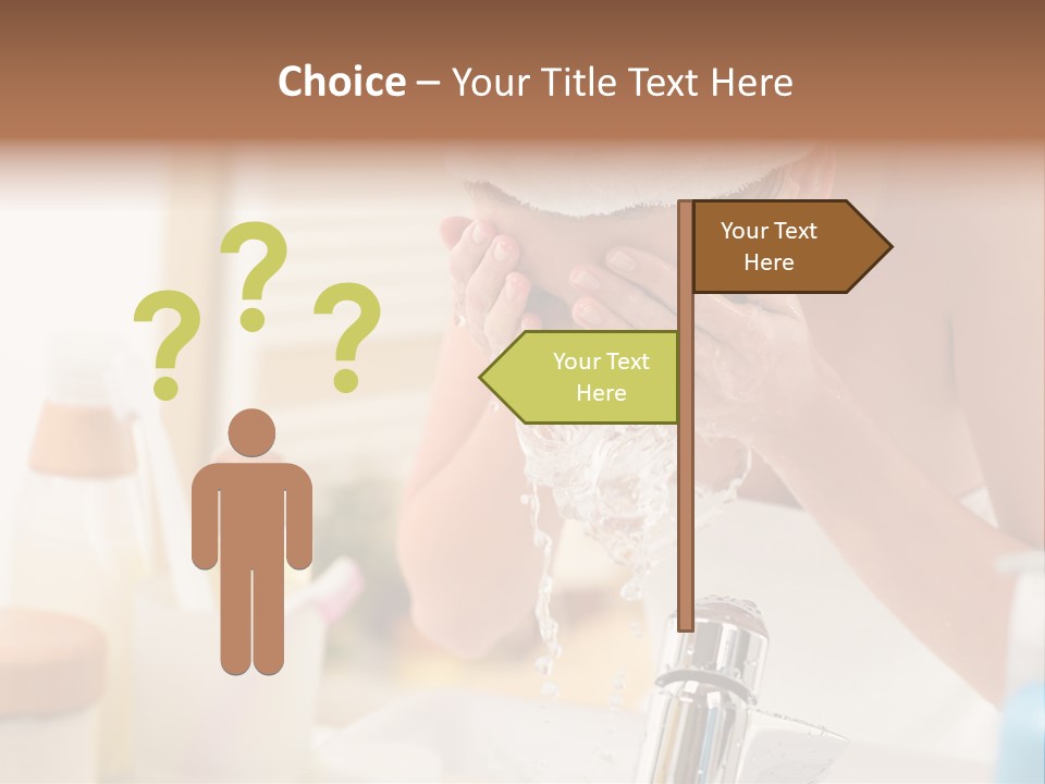 Portrait Sink Wellness PowerPoint Template