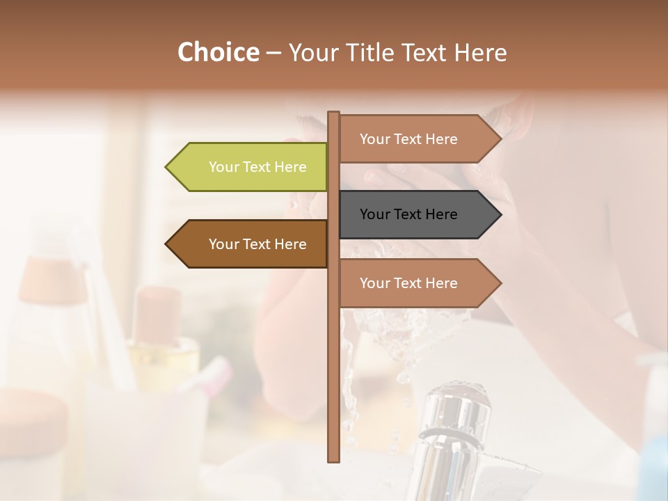 Portrait Sink Wellness PowerPoint Template