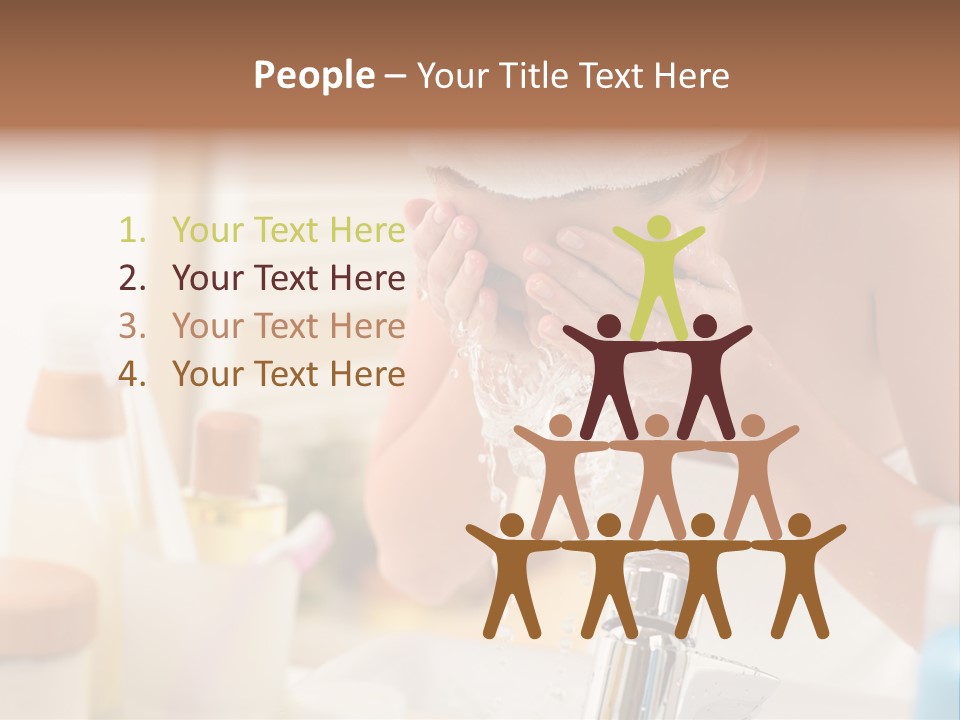 Portrait Sink Wellness PowerPoint Template